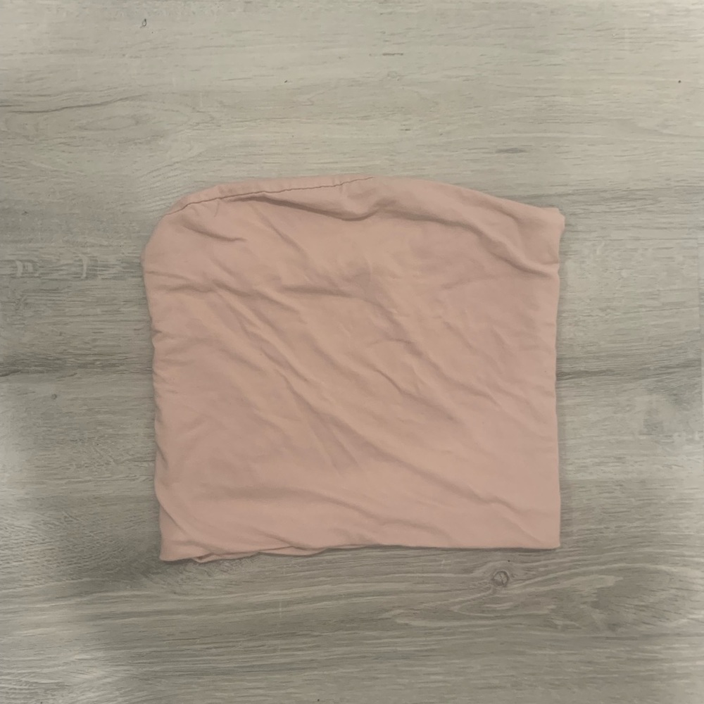 brandy melville light pink tube top